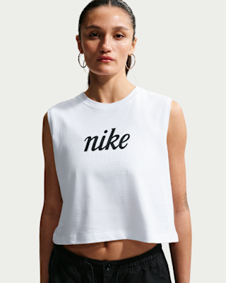 Nike Sportswear Club Women's Loose Cropped Tank Top. Nike.com